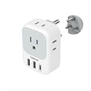 US to India Charging Outlet Adaptor - Used once during trip and worked perfectly